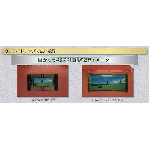 【SS限定 38万商品以上10%OFF】 TOA　BOJIN　ワイドレンズファイバー溶接面　FB777...