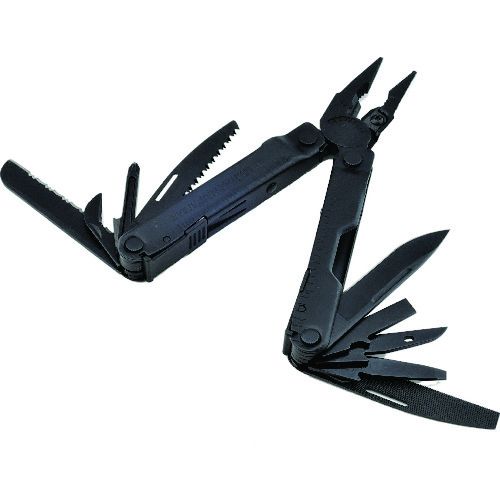レザーマン マルチツール リーバー ブラック ナイロンケース付き 全長101mm 1丁 (RBBKNM)