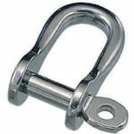 水本　ステンレス　半丸シャックル　長さ25mm　内幅14mm　1個 (RS6)