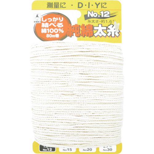 たくみ　純綿水糸　NO．12　1個 (3012)