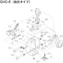 スーパー　横吊クランプ（GVC1E）用カム支持ボルトセット 1S