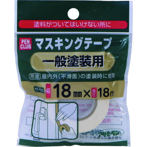 特長:●屋内外(平滑面)の一般用塗装に使用する保護用粘着テープです。 用途:●用途：塗装時のマスキングに。 仕様:●色：白●長さ(m)：18●サイズ(mm)：18×18●縦(mm)：18●手で切断可能：可能 仕様2:●PCマスキングテープ　18mmX18m　一般塗装用 材質／仕上:●材質：基材（和紙）・粘着剤（天然ゴム系）特長:●屋内外(平滑面)の一般用塗装に使用する保護用粘着テープです。 用途:●用途：塗装時のマスキングに。 仕様:●色：白●長さ(m)：18●サイズ(mm)：18×18●縦(mm)：18●手で切断可能：可能 仕様2:●PCマスキングテープ　18mmX18m　一般塗装用 材質／仕上:●材質：基材（和紙）・粘着剤（天然ゴム系）