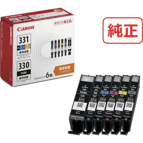 【SS限定 38万商品以上10%OFF】 キヤノン　インクタンク　BCI−331＋BCI−330／6MP　1個 (BCI3313306MP)