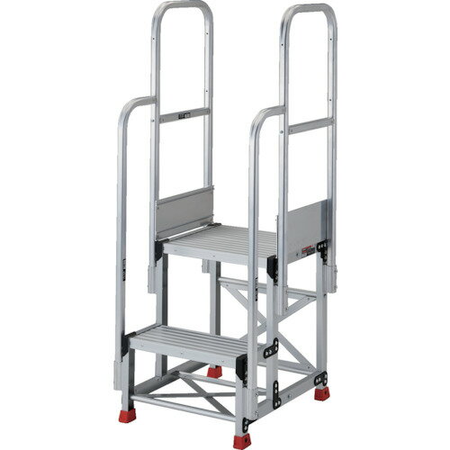 特長:●作業用踏台と階段両手すりのセットになります。●本体のみアルマイト仕上げです。（TSFC、TSFGRは支柱のみ）●手すり高さは900mmと1100mm兼用タイプでどちらの高さも取付可能です。 用途:●工場、倉庫内での作業に。 仕様:●...