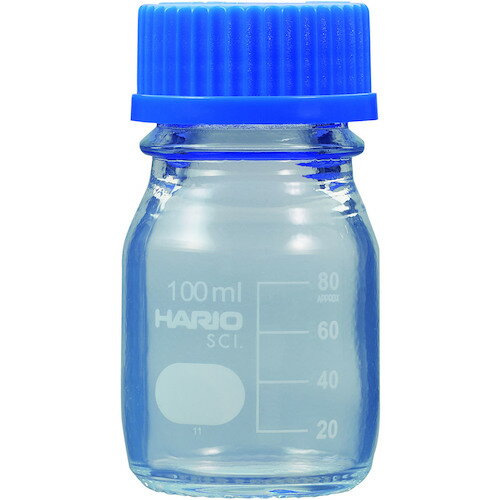 HARIO コーティングねじ口瓶 100mL 1個 (NBOC100SCI)