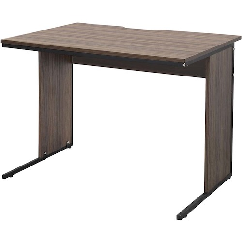 アールエフヤマカワ　ワークデスク2　W1000×D700　ウォルナット2　1台 (GZWD21070DM2)