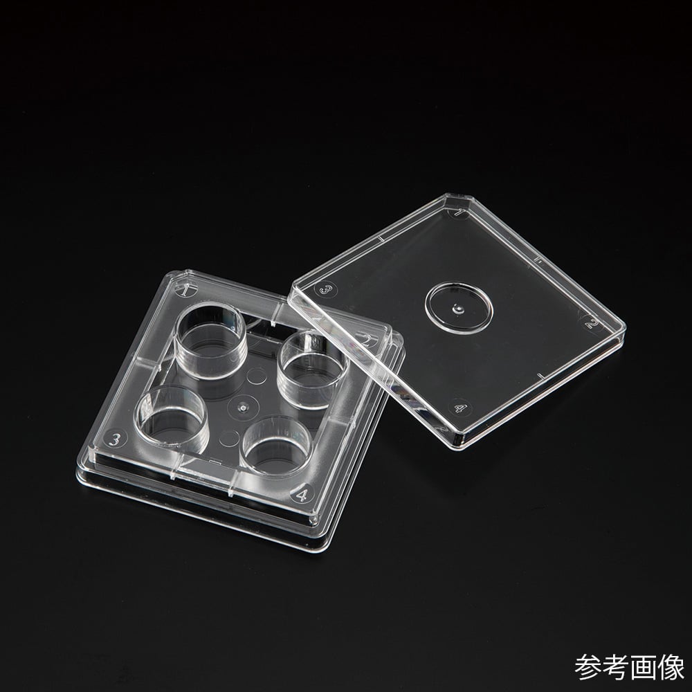 接着細胞の接着性、増殖性を高める細胞培養表面処理を採用しています。USPガイドライン（クラスVI）に適合した材料を使用しています。生産ロットごとに各種試験を実施しています。表面は平滑で歪みなく、観察性に優れています。リッドは効果的なガス交換を可能にする設計です。 サイズ（mm）：66×66×12培養面積（1ウェル）（cm2）：2.00入数：1箱（4枚/包×30包入）ワーキングボリューム：1.00mL（1ウェル）ウェル直径：Φ15.80mm材質：PS（USPクラスVI適合）電子線滅菌済（SAL 10^-6）Dnase・Rnase・Human DNA・パイロジェン・細胞毒性（cytotoxic）・遺伝毒性（genotoxic）・変異原性（mutagenic）フリー胎胚毒性（MEA）テスト済表面処理：細胞培養表面処理（大気圧プラズマ）※使用は研究目的に限ります。診断や治療など医療目的には使用しないでください。接着細胞の接着性、増殖性を高める細胞培養表面処理を採用しています。USPガイドライン（クラスVI）に適合した材料を使用しています。生産ロットごとに各種試験を実施しています。表面は平滑で歪みなく、観察性に優れています。リッドは効果的なガス交換を可能にする設計です。 サイズ（mm）：66×66×12培養面積（1ウェル）（cm2）：2.00入数：1箱（4枚/包×30包入）ワーキングボリューム：1.00mL（1ウェル）ウェル直径：Φ15.80mm材質：PS（USPクラスVI適合）電子線滅菌済（SAL 10^-6）Dnase・Rnase・Human DNA・パイロジェン・細胞毒性（cytotoxic）・遺伝毒性（genotoxic）・変異原性（mutagenic）フリー胎胚毒性（MEA）テスト済表面処理：細胞培養表面処理（大気圧プラズマ）※使用は研究目的に限ります。診断や治療など医療目的には使用しないでください。
