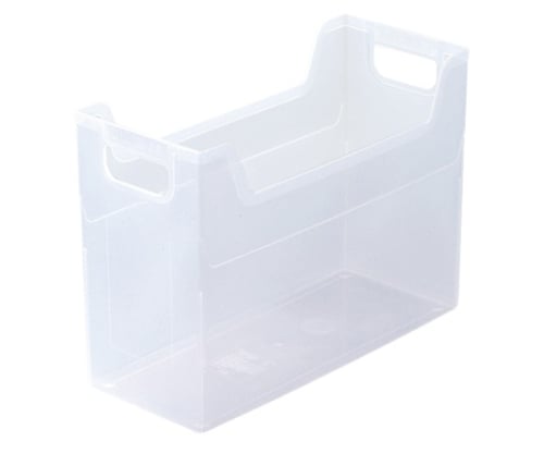 キャパティE4ファイルボックス クリア FB-E4-CRN 1個