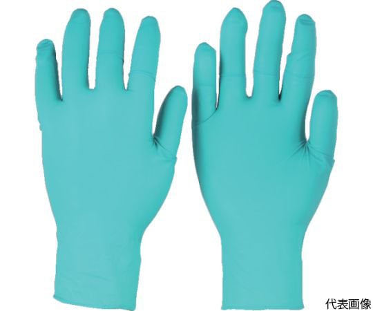 耐薬品ニトリルゴム使い捨て手袋 タッチエヌタフ 92-600 粉無 Sサイズ 100枚入 92-600-7 1箱(100枚入)