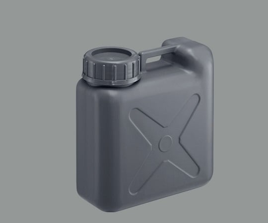 【期間限定 対象商品P2〜20倍】 扁平缶（パッキン仕様） 広口 10L グレー 0192GY 1個