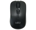 光学式2.4GHzワイヤレスマウス(Black) L-YM-BK 1個
