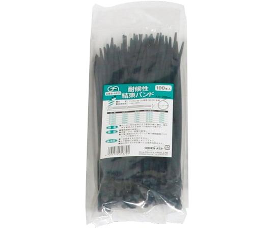 【期間限定!対象商品P2〜20倍】 GA 結束バンド（黒）　B4820 100本入　#146872 100...