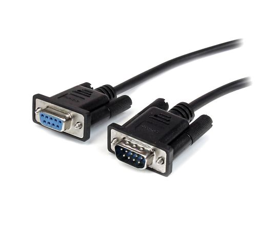 Rakuten - 【期間限定!対象商品P2〜20倍】 RS-232C ストレートケーブル 2m ブラック D-Sub 9ピン（オス） - D-Sub 9ピン（メス）　MXT1002MBK 1個