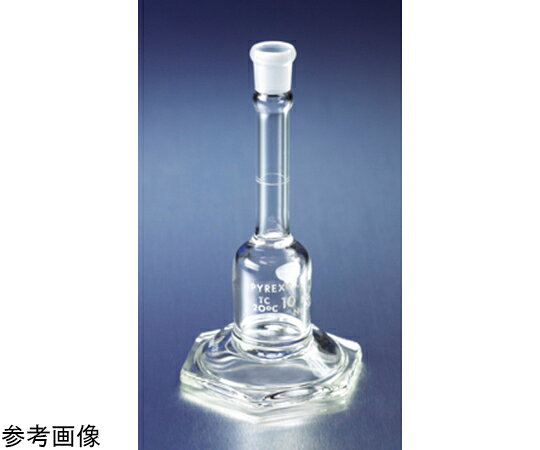 【全商品 ポイント10倍中】 PYREXR 台付メスフラスコ 5mL　5631-5 1個