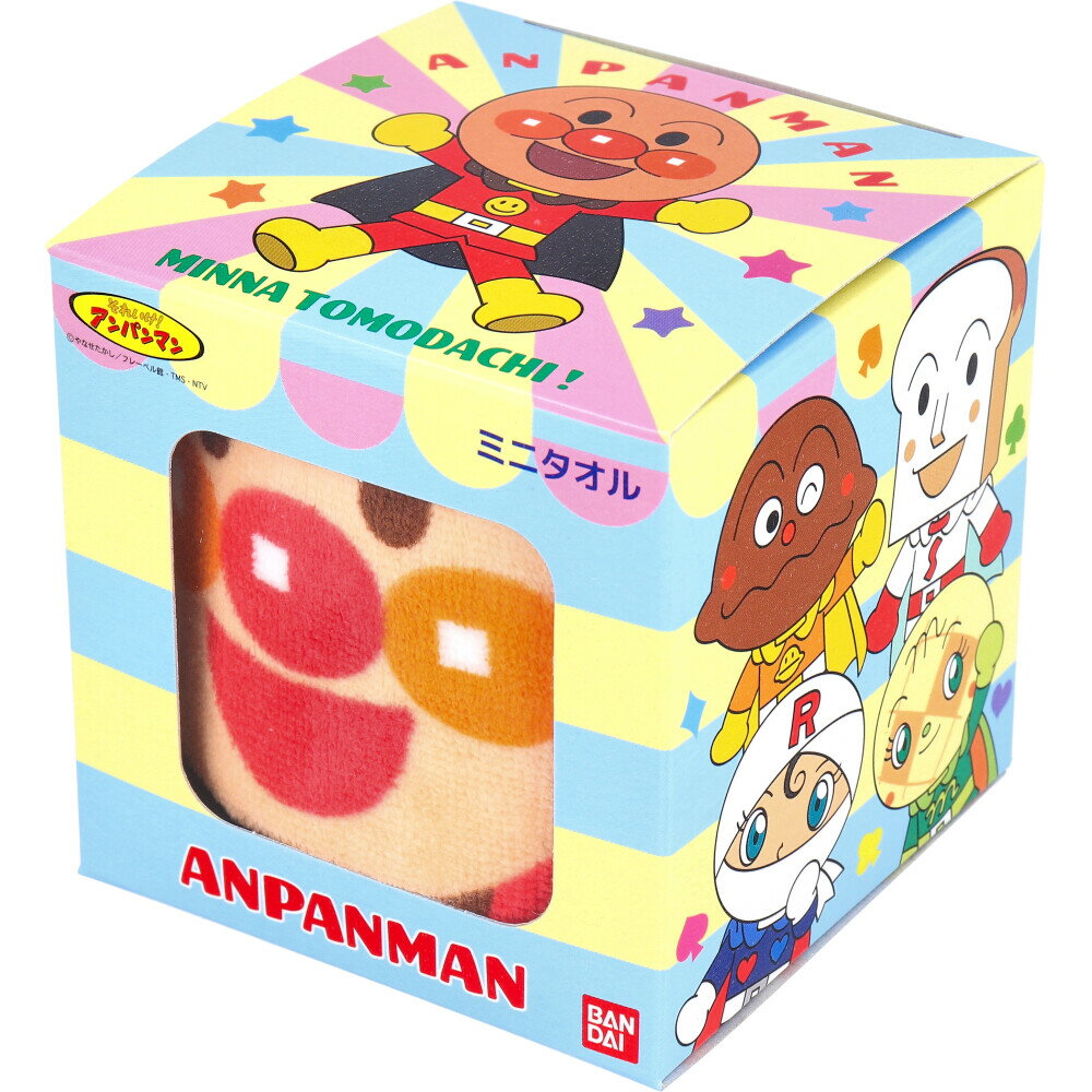アンパンマン ミニタオル アンパンマンチーム 約25×25cm AP24051OR 1枚入 1個