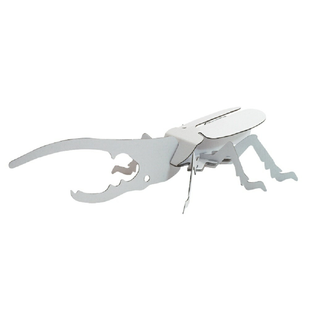 【期間限定!対象商品P2〜20倍】 hacomo kids 昆虫シリーズ ヘラクレスオオカブト ダンボール工作キット 1個