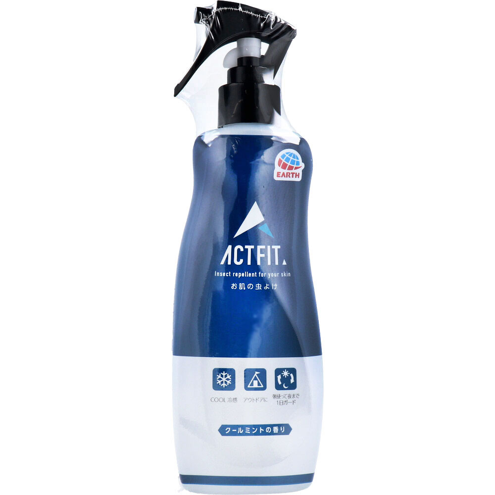 アース サラテクト ACTFIT ミスト お肌の虫よけ クールミントの香り 200mL 1個