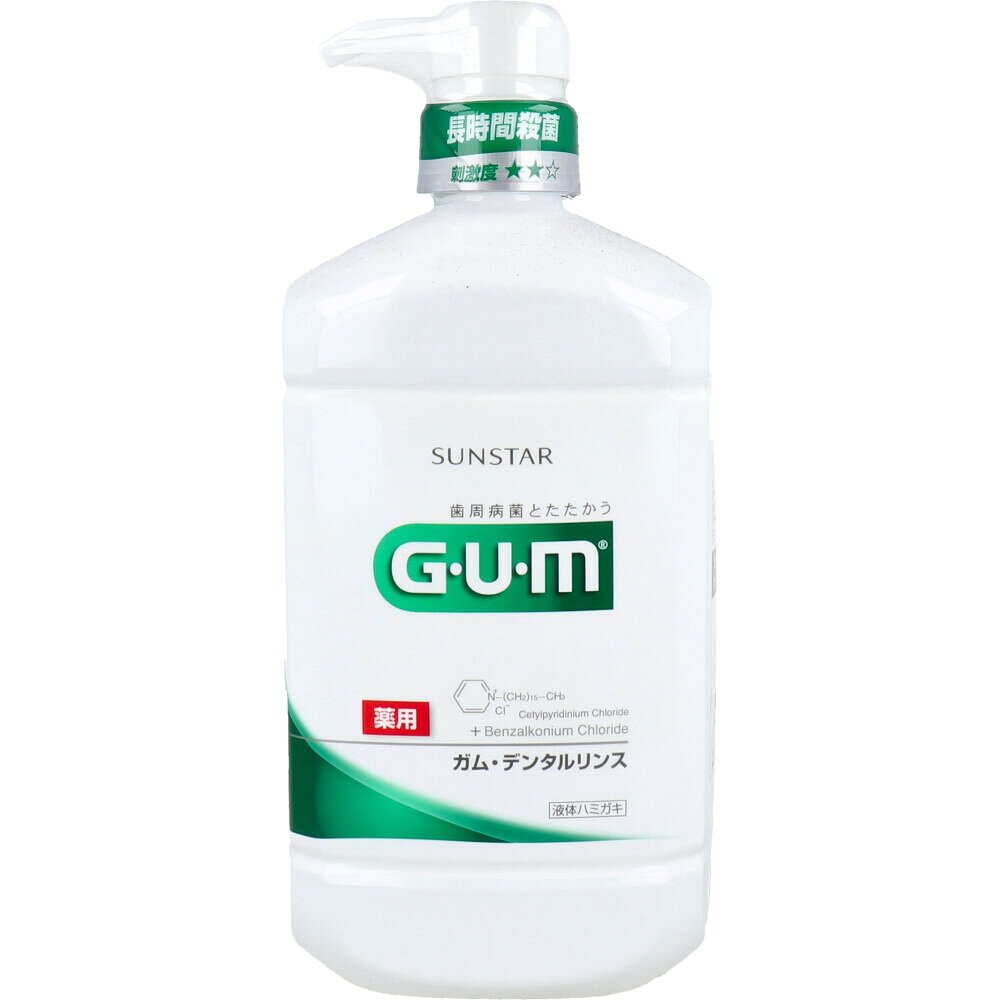 GUM ガム・デンタルリンス 薬用 レギュラータイプ 960mL 1個