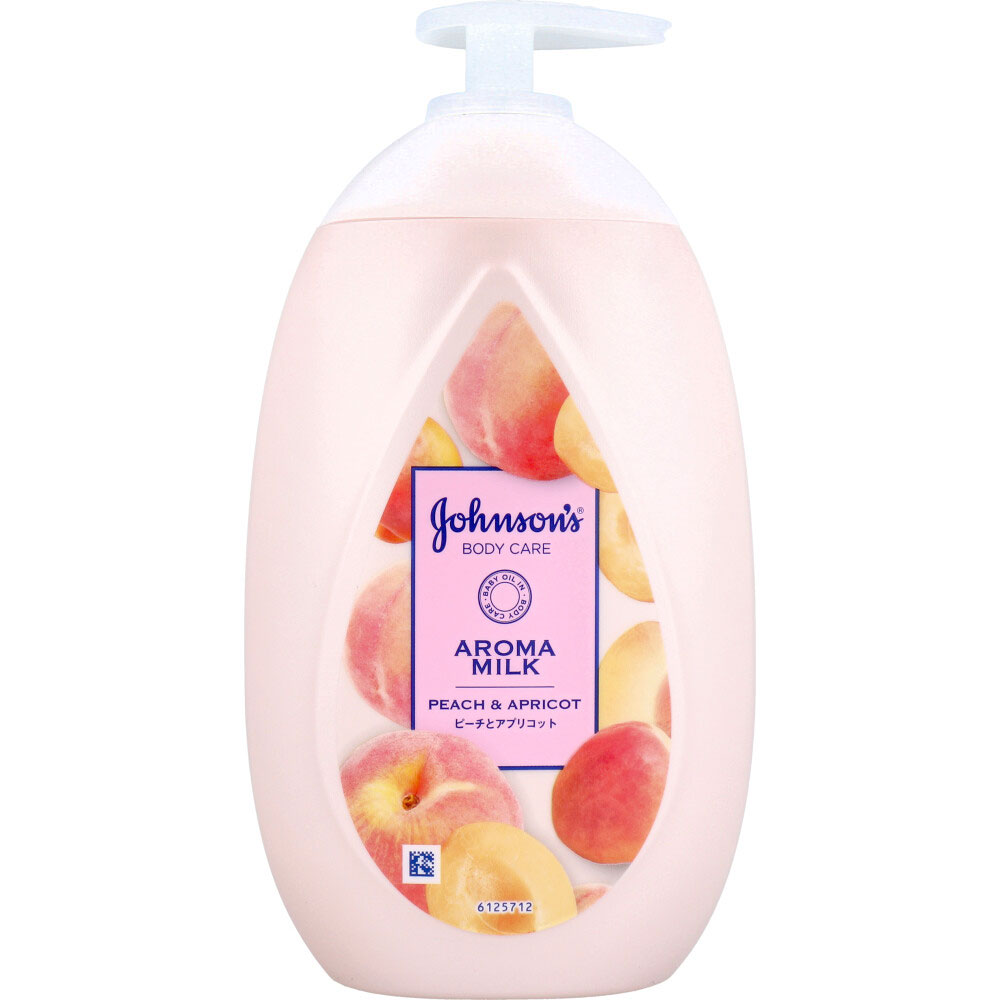 ジョンソンボディケア ラスティングモイスチャー アロマミルク ピーチとアプリコットの香り 500mL 1個