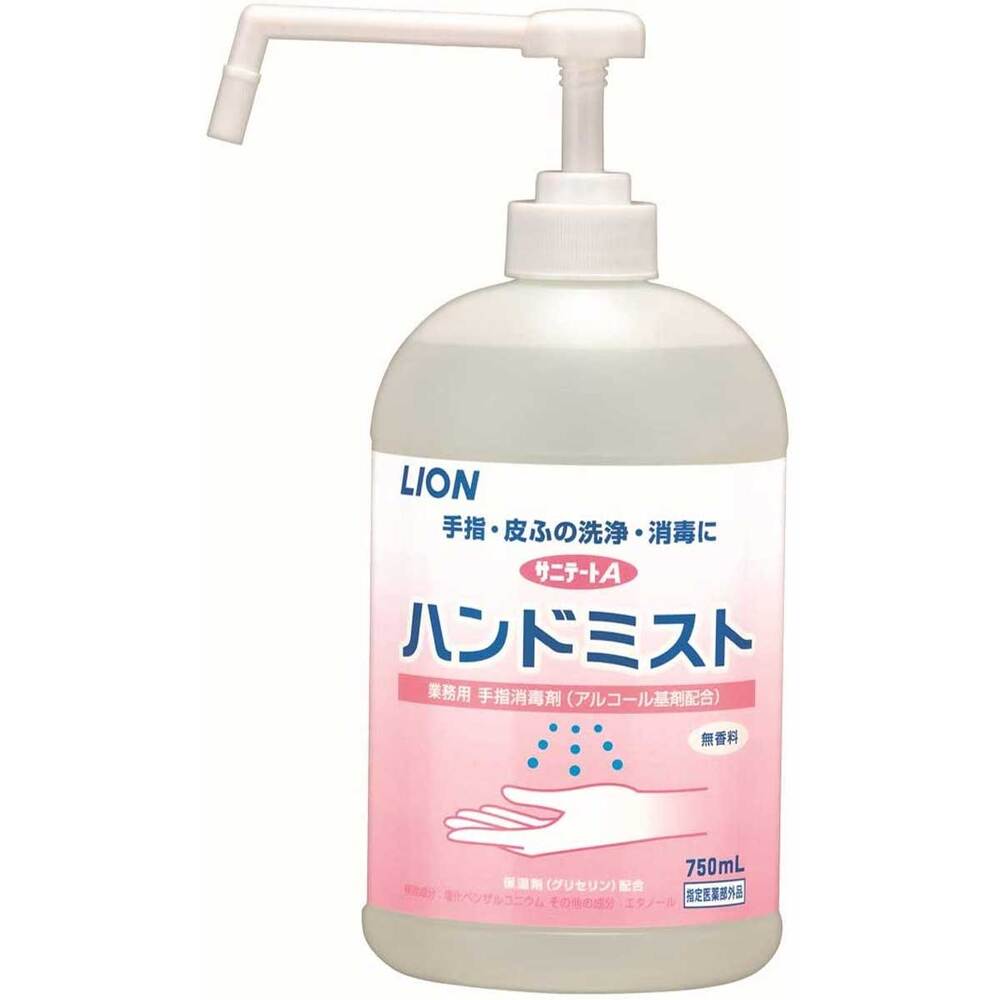業務用 手指消毒剤 サニテートA ハンドミスト 本体 750mL 1個