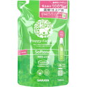 ハッピーエレファント 柔軟仕上げ剤 ほのかな天然精油の香り 無残香タイプ 詰替用 540mL 1個