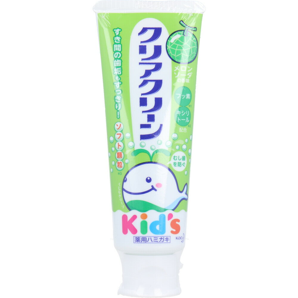 クリアクリーンキッズ 薬用ハミガキ メロンソーダの香味 70g 1個