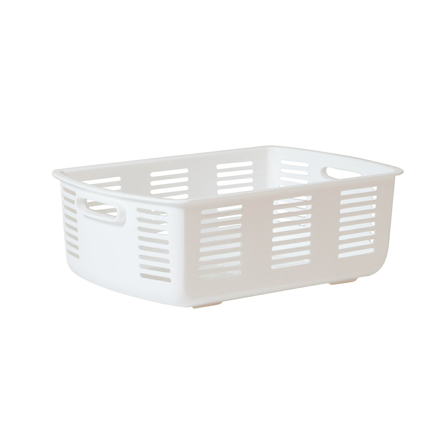 脱衣ワゴン用樹脂かご カゴ 25-7359-03 林製作所 YS-L3-B-W(ホワイト)