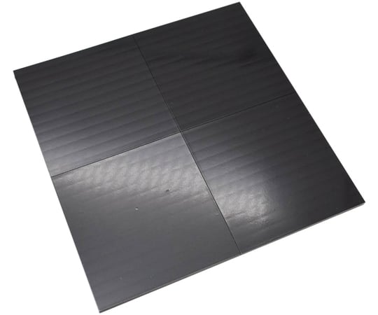超強力マグネットシート 滑り止め加工 粘着付 カットタイプ 50×50mm 4片付 AGWF-4 4片入
