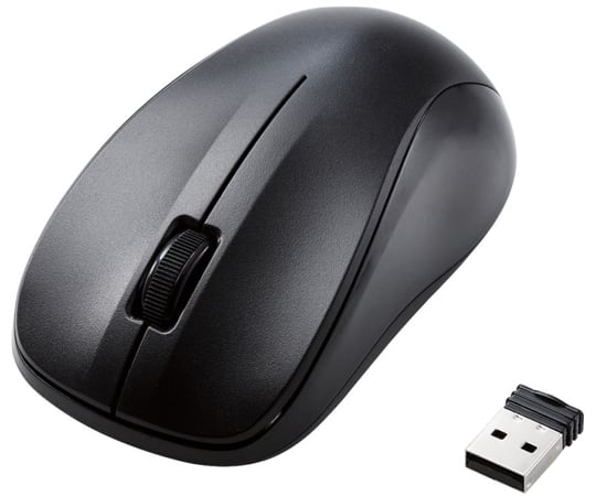 法人向けマウス 無線 IRマウス Mサイズ 抗菌 ブラック M-K6DRKBK/RS 1個