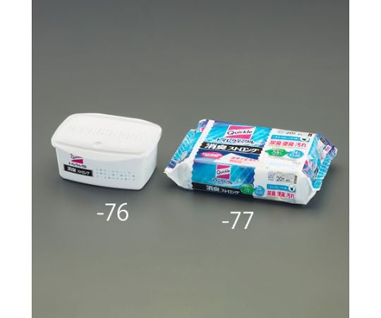 300x245mm トイレお掃除シート(容器入/10枚　EA922HB-76 1パック(10枚入)