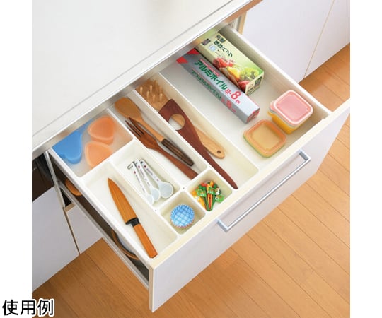 【期間限定!対象商品P2〜20倍】 引出し整理ケース ホワイト 7P 1セット（7個入）　...