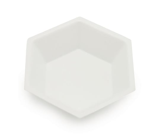 Hexagonal Weigh Boat Medium Anti-static White 1箱（500個入）　HS14251B 1箱(500個入)