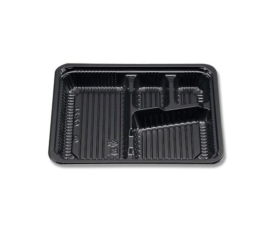 【期間限定!対象商品P2〜20倍】 弁当容器 新CZ-21 BS黒本体 50枚　004406670 1パック(50枚入)