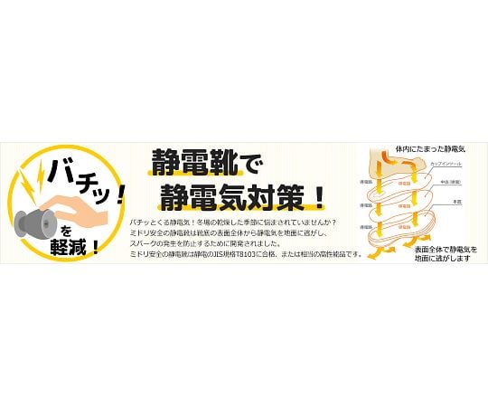 【SS限定 38万商品以上10%OFF】 男女兼用 静電作業靴 サンダルタイプ PS-01ライトS ブラック L　PS-01LS-BK-L 1足 3