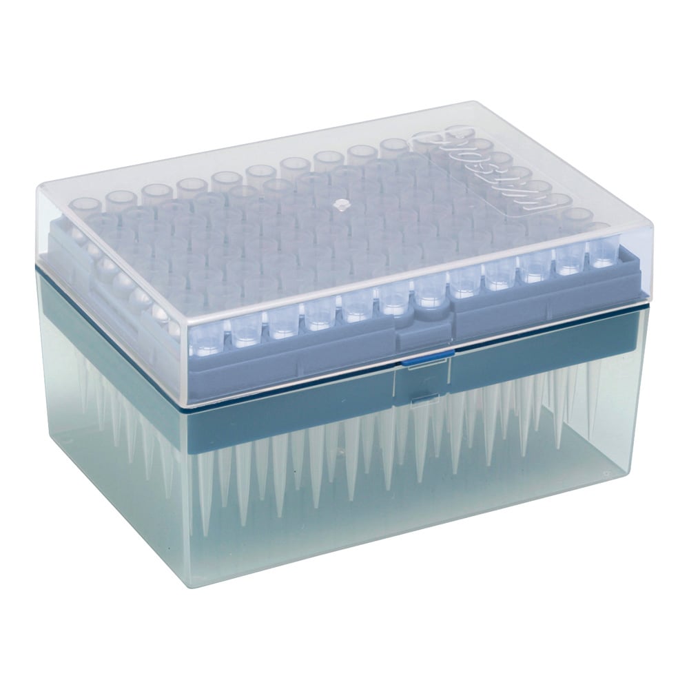 200uLフィルターチップ 滅菌済 53mm 96本×10ラック　1252P-703CS 1箱(96本×10ラック入)