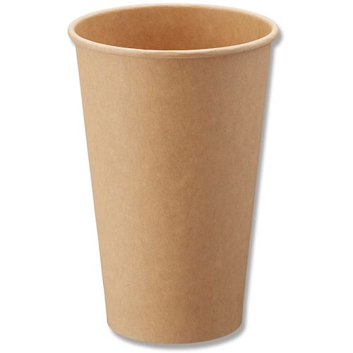 Cup - 【期間限定!対象商品P2〜20倍】 HEIKO　ペーパーカップ　アイス・ホット兼用　16オンス　口径90mm　未晒　25個入り　1袋 (004535997)