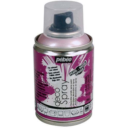 Pebeo デコスプレー 100ml マット色 パール色 ライラックパール 1本 (093764)