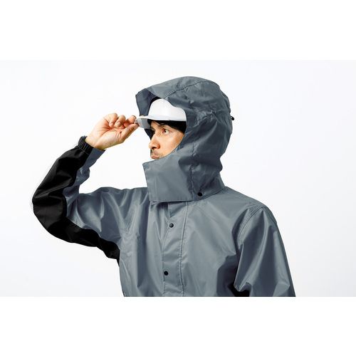 【期間限定!対象商品P2〜20倍】 カジメイク　7521　レインスーツエボリューション　チャコールグレー　M　1着 (752174M)
