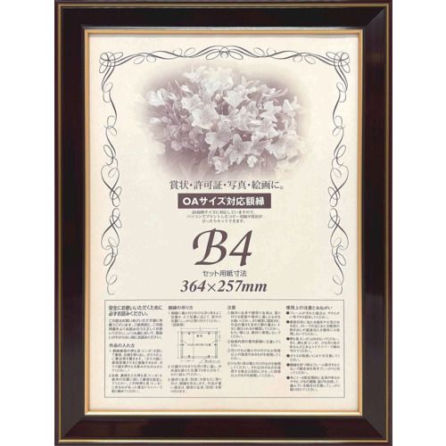 大額 額縁 賞状額 ネオ光輝 OA-B4 0142 1枚 (501450)