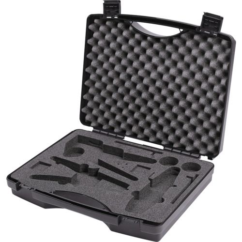 特長:●耐衝撃性プラスチックケースです。●KNIPEXの太陽光用の工具（精密絶縁ストリッパー、ケーブルニッパー、圧着システムプライヤー）にフィットするスポンジ製マットが施されています。 仕様:●ケース寸法(mm)間口：345●ケース寸法(mm)奥行：280●ケース寸法(mm)高さ：80●ケース色：黒特長:●耐衝撃性プラスチックケースです。●KNIPEXの太陽光用の工具（精密絶縁ストリッパー、ケーブルニッパー、圧着システムプライヤー）にフィットするスポンジ製マットが施されています。 仕様:●ケース寸法(mm)間口：345●ケース寸法(mm)奥行：280●ケース寸法(mm)高さ：80●ケース色：黒