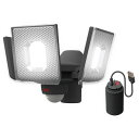 musashi 5W×3灯スライド型 LED充電式センサーライト 1台 (LEDRC830)