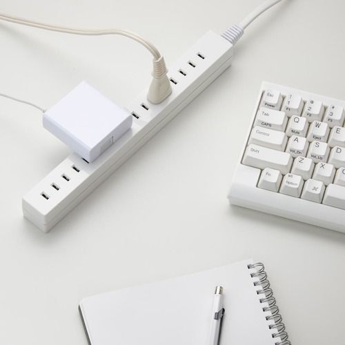 YAZAWA　差し込みフリータップベーシックホワイト1．5m　1個 (H85015WH2)