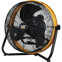 CAT 工場扇 45cm(壁・床タイプ)羽根軸180°半転機能付 イエロー 1台 (HV18S180)