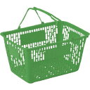 RISU 買い物かご 361345 MY−25 緑 1個 (MY25)
