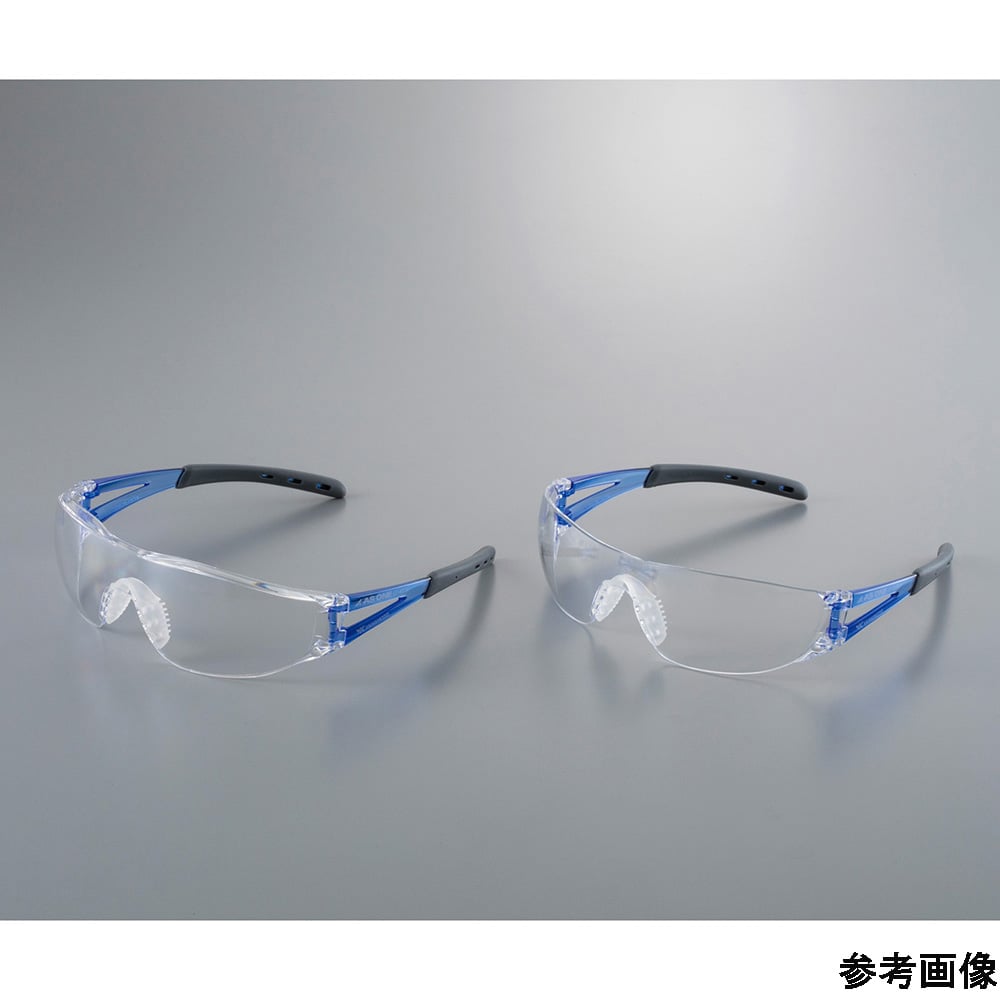 JIS一眼形軽量保護メガネ（JIS T8147適合）上部ひさしカバーあり・ストラップなし　LF-401A 1個(4)