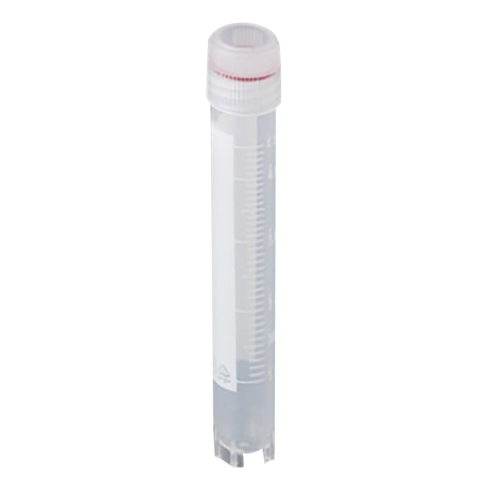 【期間限定!対象商品P2〜20倍】 クライオバイアル 5.0mL（外ネジ・自立型）1箱（100本×10袋入）　T308-5A 1箱(100本×10袋入)
