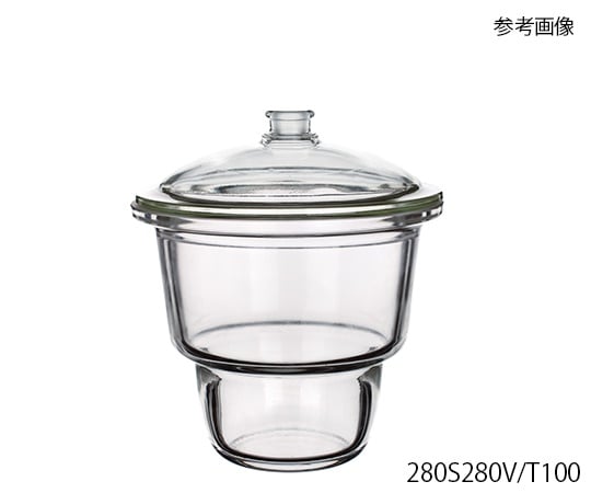 【期間限定!対象商品P2〜20倍】 上口デシケーター（バルブ別売）　280S280V/T250 1式