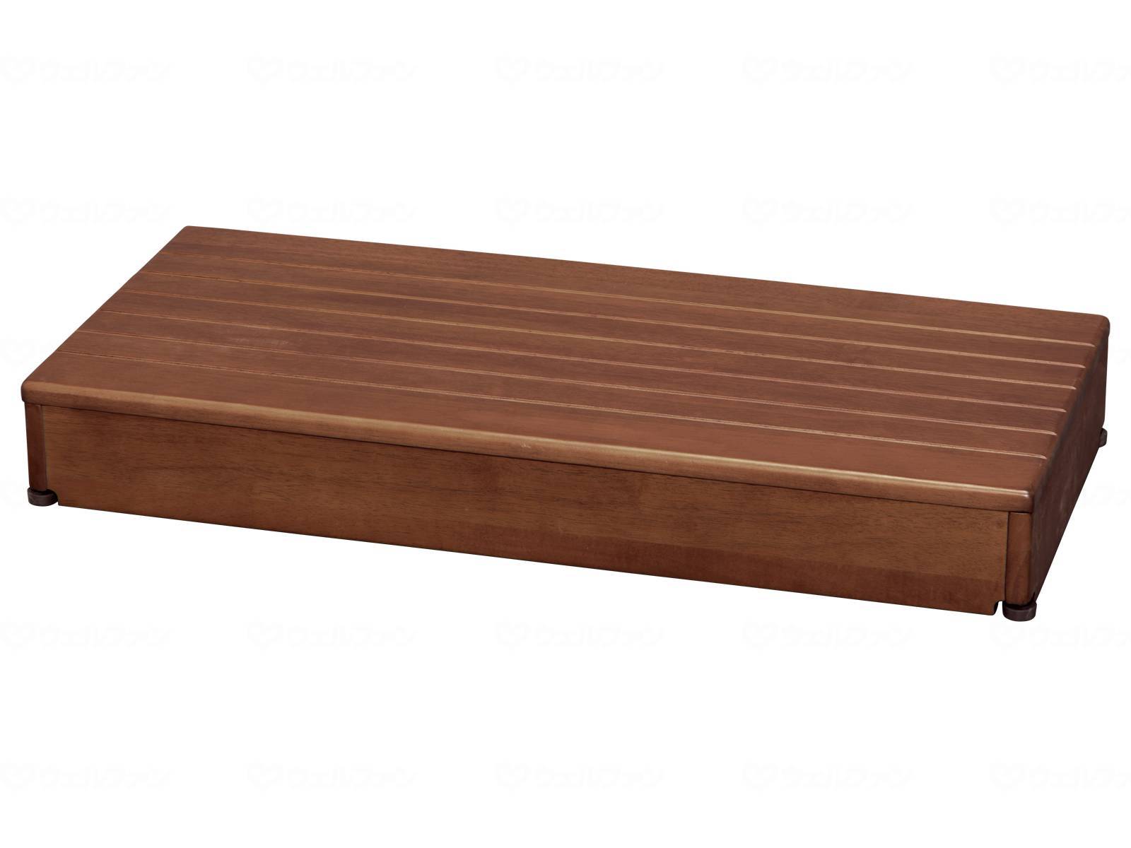 アロン化成 木製玄関台 90W-40-1段 ブラウン