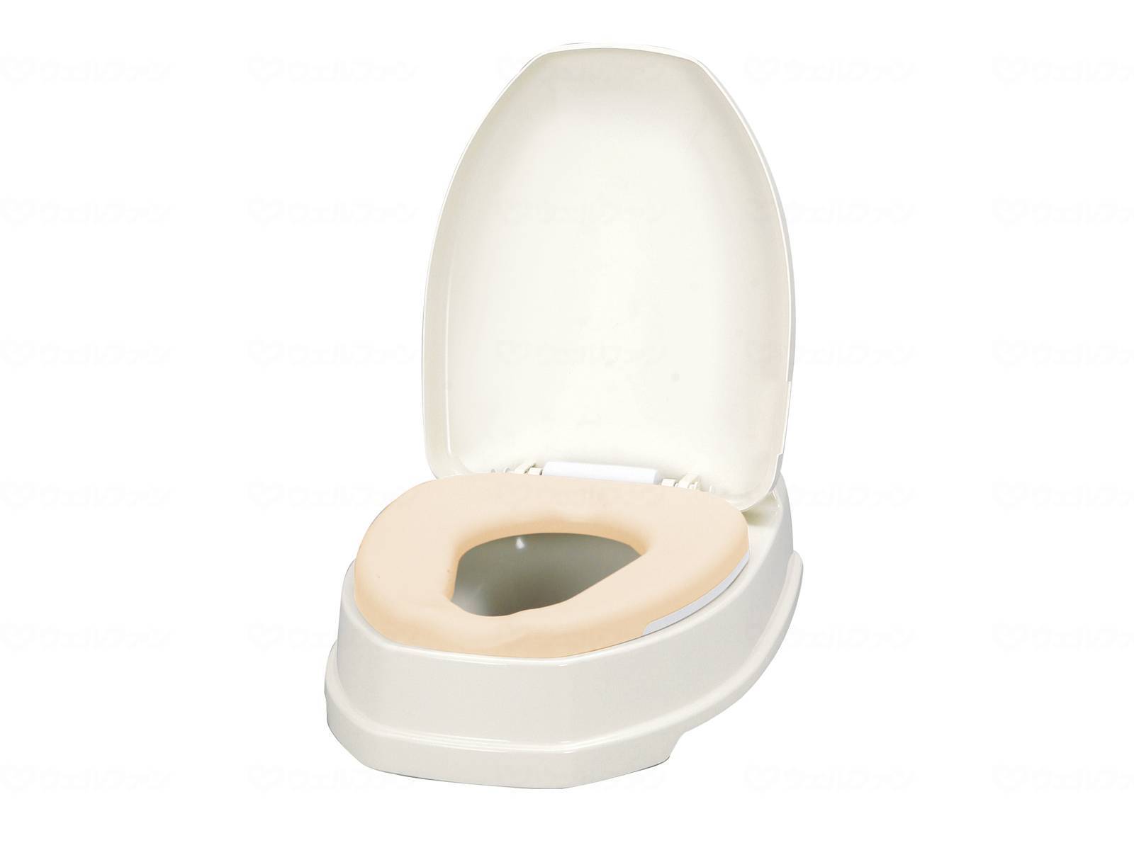 トイレ及び排泄関連 ポータブルトイレ 樹脂製トイレ サイズ・重量高さ240mm×幅410mm×奥行610mm 重量2700gコメント家のトイレまで移動は可能だが、和式トイレにかがむには足腰や膝が不安な方に●補高スペーサー本体と便座の間に取り付けます。●ソフト便座冷たさを感じさせないエチレン酢酸ビニル共重合樹脂素材を採用。水が染み込まない独立発泡構造なので、取り外して丸洗いができます。●オイルダンパー採用の上フタ・便座上フタ・便座ともにオイルダンパーを使用しているので、うっかり手を離してもバタンという音がしません。●上フタ形状本体、便座とのすき間をなくした被せフタ形状で、便器から上がってくるニオイがもれにくくなっています。抗菌加工便座最大使用者体重：100kg※市販の温水洗浄便座は取り付けできません。※上フタに、市販の上フタカバーは取り付けできません。両用式：段差があるトイレの場合材質・原材料＜材質＞本体・上フタ・便座ベース板：ポリプロピレンソフト便座：エチレン酢酸ビニル共重合樹脂規格1台規格詳細商品サイズ：幅40×奥行60×高さ22cm（便座までの高さ：13cm）商品重量：約2kトイレ及び排泄関連 ポータブルトイレ 樹脂製トイレ サイズ・重量高さ240mm×幅410mm×奥行610mm 重量2700gコメント家のトイレまで移動は可能だが、和式トイレにかがむには足腰や膝が不安な方に●補高スペーサー本体と便座の間に取り付けます。●ソフト便座冷たさを感じさせないエチレン酢酸ビニル共重合樹脂素材を採用。水が染み込まない独立発泡構造なので、取り外して丸洗いができます。●オイルダンパー採用の上フタ・便座上フタ・便座ともにオイルダンパーを使用しているので、うっかり手を離してもバタンという音がしません。●上フタ形状本体、便座とのすき間をなくした被せフタ形状で、便器から上がってくるニオイがもれにくくなっています。抗菌加工便座最大使用者体重：100kg※市販の温水洗浄便座は取り付けできません。※上フタに、市販の上フタカバーは取り付けできません。両用式：段差があるトイレの場合材質・原材料＜材質＞本体・上フタ・便座ベース板：ポリプロピレンソフト便座：エチレン酢酸ビニル共重合樹脂規格1台規格詳細商品サイズ：幅40×奥行60×高さ22cm（便座までの高さ：13cm）商品重量：約2k