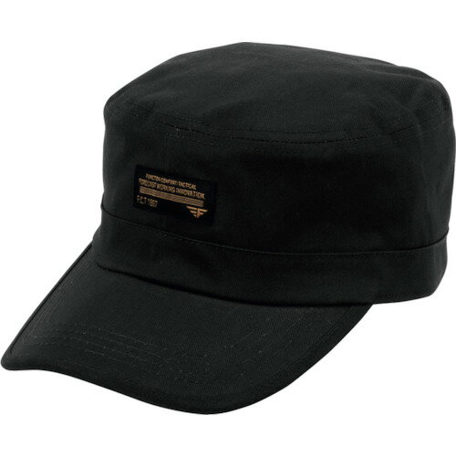 カジメイク　6505　ワークキャップ　ブラック　フリー 1個